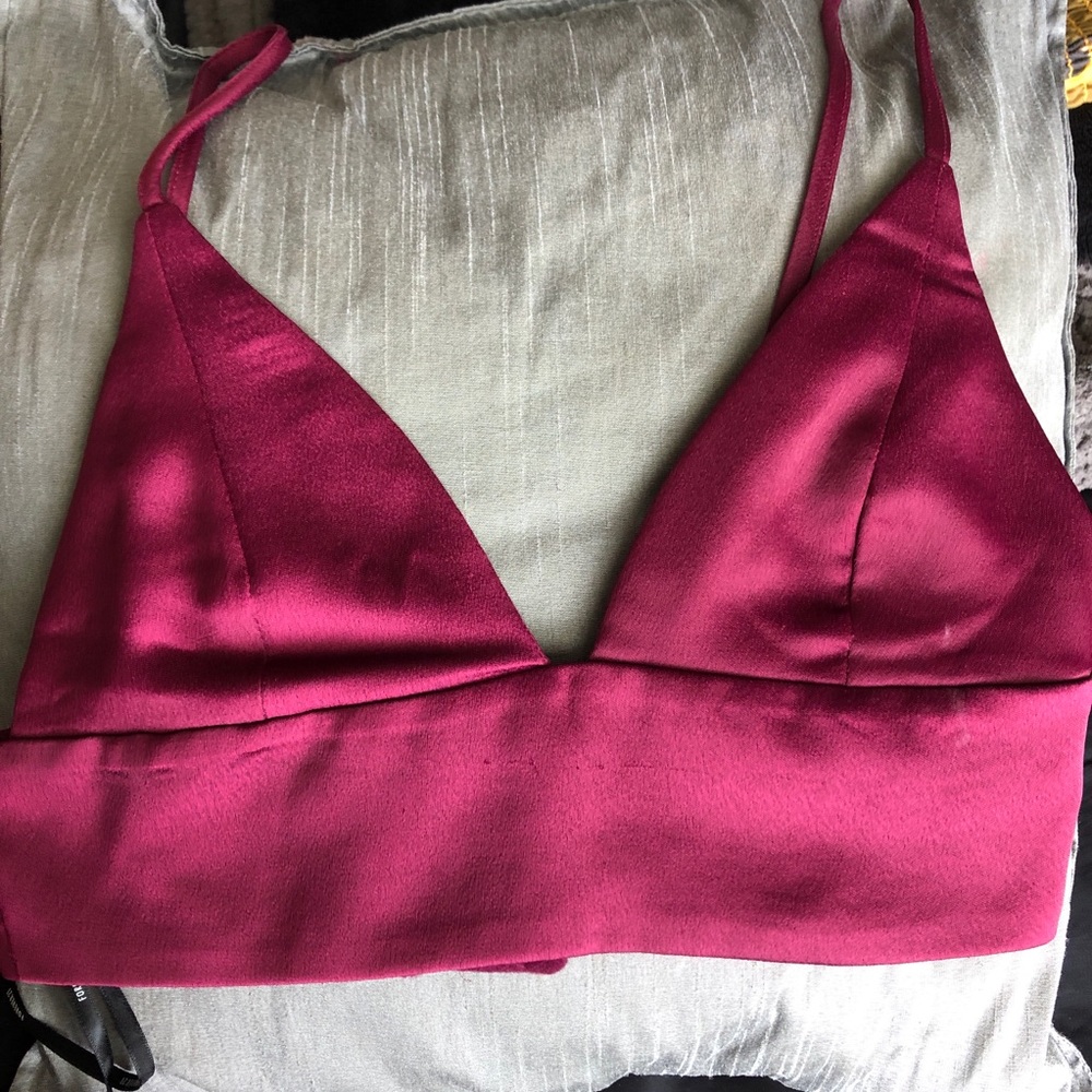 Burgundy Bralet